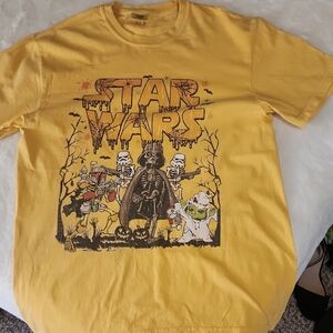 Star Wars Yellow Graphic T-Shirt